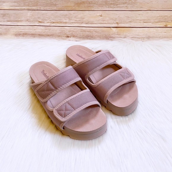 Timberland Women’s Santa Monica Sunrise Light Pink Slide Sandals - Picture 6 of 8